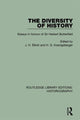 Book cover of: Diversity of History. By: John Elliott