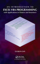 Book cover of: Introduction to Excel VBA Programming. By: Guojun Gan