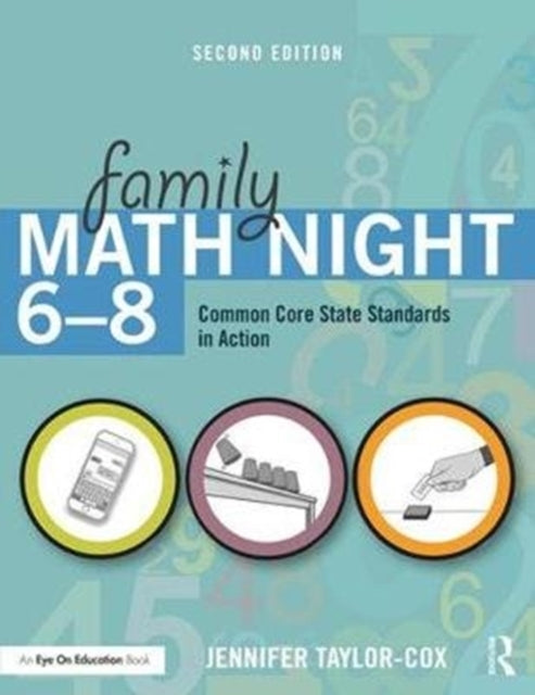 Book cover of: Family Math Night 6-8. By: Jennifer Taylor-Cox
