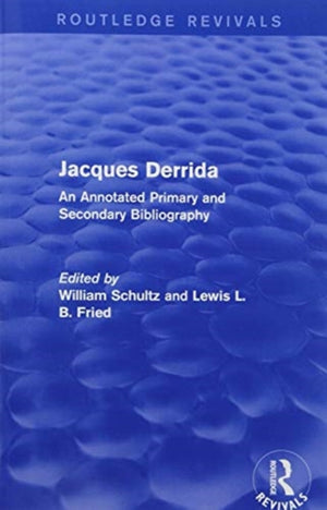 Jacques Derrida (Routledge Revivals)