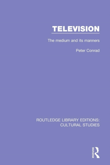 Book cover of: Television. By: Peter Conrad