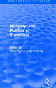 Book cover of: Routledge Revivals: Hungary: The Politics of Transition (1995). By: Terry Cox
