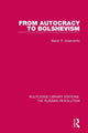 Book cover of: From Autocracy to Bolshevism. By: Baron P. Graevenitz