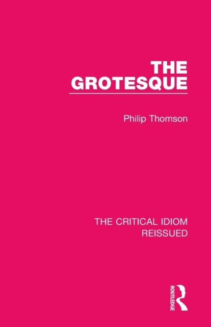Book cover of: Grotesque. By: Philip Thomson