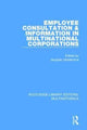Book cover of: Employee Consultation and Information in Multinational Corporations. By: Jacques Vandamme