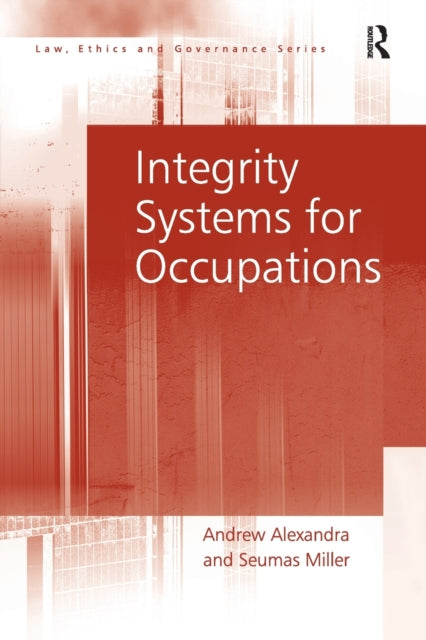Book cover of: Integrity Systems for Occupations. By: Andrew Alexandra