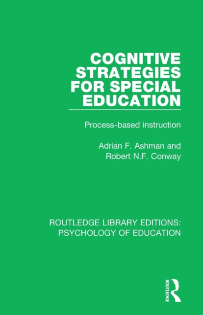 Book cover of: Cognitive Strategies for Special Education