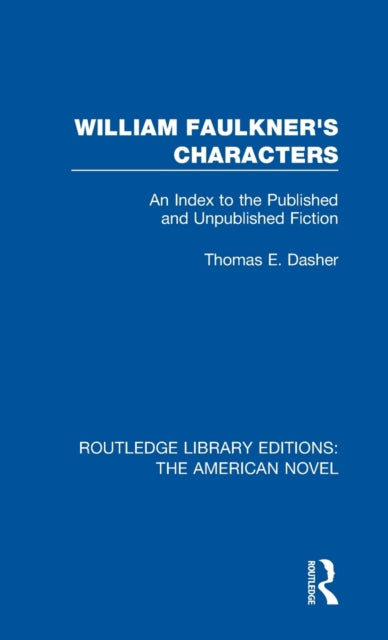 William Faulkner's Characters