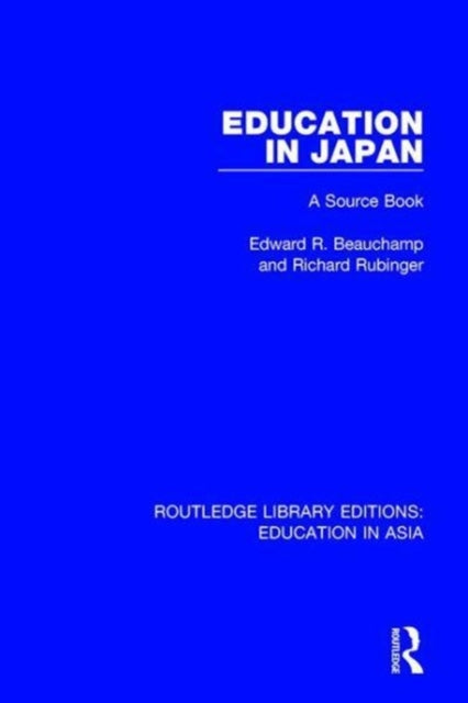 Book cover of: Education in Japan. By: Edward R. Beauchamp