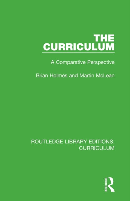 Book cover of: Curriculum. By: Brian Holmes