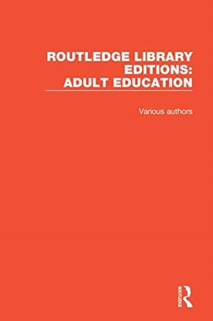 Book cover of: Routledge Library Editions: Adult Education