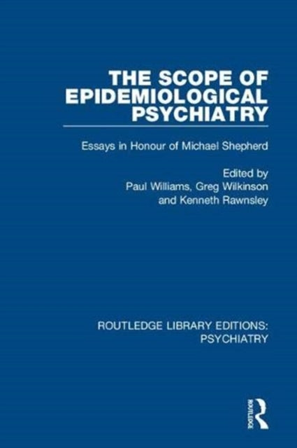 Book cover of: Scope of Epidemiological Psychiatry. By: Paul Williams