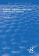 Book cover of: Political Languages of Race and the Politics of Exclusion