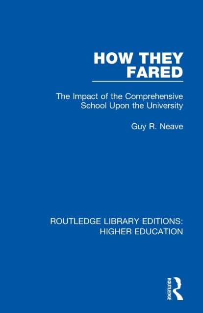 Book cover of: How They Fared. By: Guy Neave