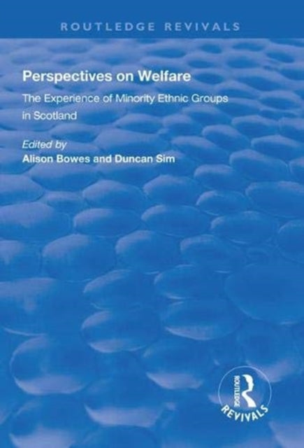 Book cover of: Perspectives on Welfare. By: Alison M. Bowes