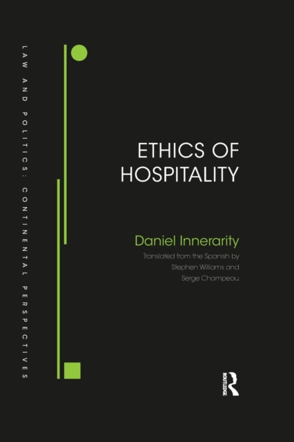 Book cover of: Ethics of Hospitality. By: Daniel Innerarity