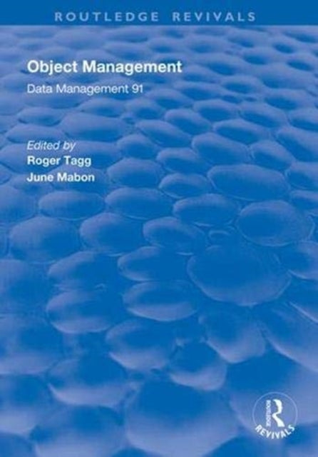 Book cover of: Object Management. By: Roger Tagg