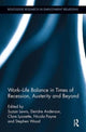 Book cover of: Work-Life Balance in Times of Recession, Austerity and Beyond. By: Suzan Lewis