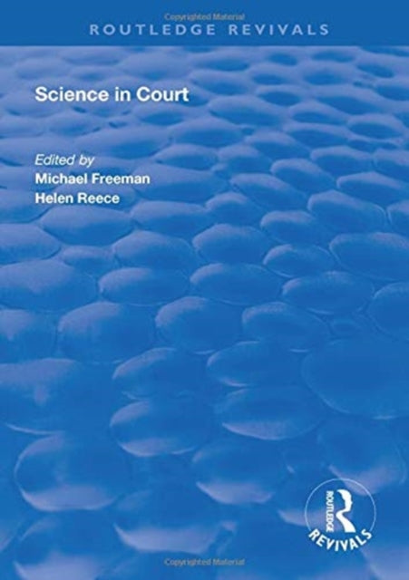 Book cover of: Science in Court. By: Michael D. A. Freeman