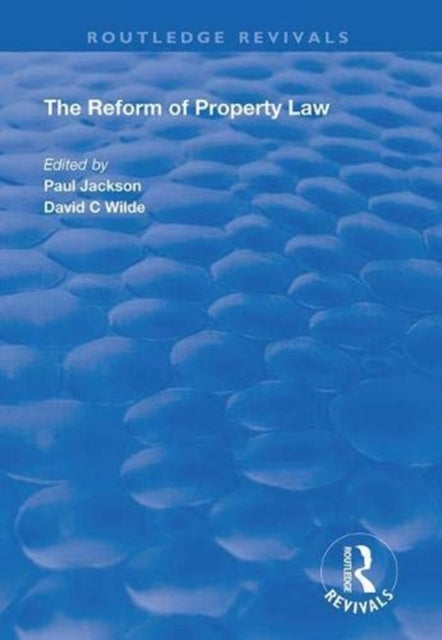 Book cover of: Reform of Property Law. By: Paul Jackson