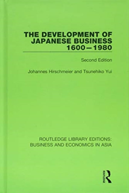 Book cover of: Development of Japanese Business, 1600-1980. By: Johannes Hirschmeier