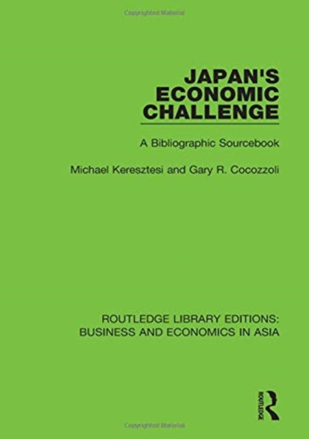 Book cover of: Japan's Economic Challenge. By: Michael Keresztesi