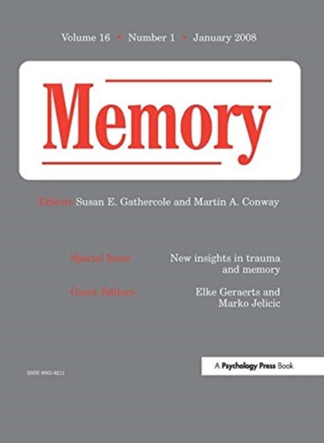 Book cover of: New Insights in Trauma and Memory. By: Elke Geraerts