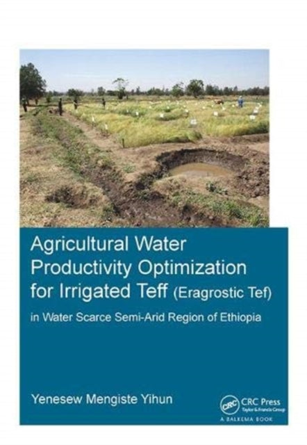Book cover of: Agricultural Water Productivity Optimization for Irrigated Teff (Eragrostic Tef) in a Water Scarce Semi-Arid Region of Ethiopia. By: Yenesew Mengiste Yihun