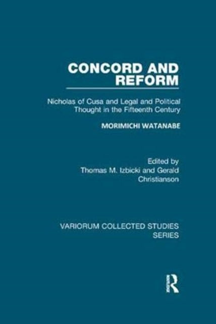 Book cover of: Concord and Reform. By: Morimichi Watanabe