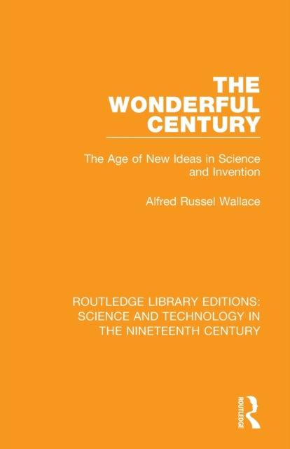Book cover of: Wonderful Century. By: Alfred Russel Wallace