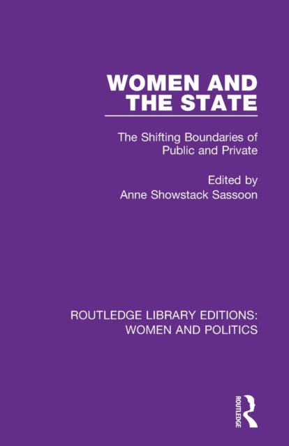 Book cover of: Women and the State. By: Anne Showstack Sassoon