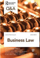 Book cover of: Q&A Business Law. By: Janice Denoncourt