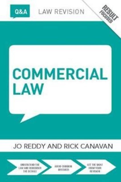 Book cover of: Q&A Commercial Law. By: Jo Reddy