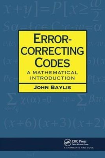 Book cover of: Error Correcting Codes. By: D. J. Baylis