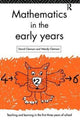 Book cover of: Mathematics in the Early Years. By: David Clemson