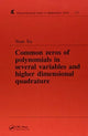 Book cover of: Common Zeros of Polynominals in Several Variables and Higher Dimensional Quadrature. By: Yuan Xu