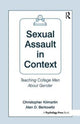 Book cover of: Sexual Assault in Context. By: Christopher Kilmartin