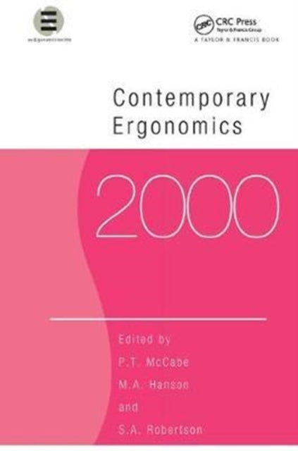 Book cover of: Contemporary Ergonomics 2000. By: S. Robertson