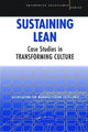 Book cover of: Sustaining Lean. By: A. M. E. - AME - Association for