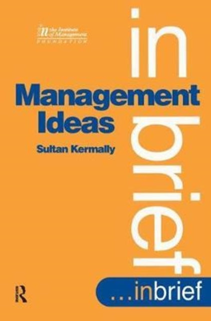 Book cover of: Management Ideas. By: Sultan Kermally