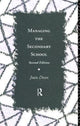 Book cover of: Managing the Secondary School. By: Joan Dean