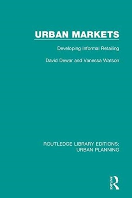 Book cover of: Urban Markets. By: David Dewar