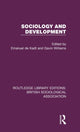 Book cover of: Sociology and Development. By: Emanuel de Kadt
