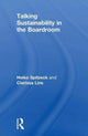 Book cover of: Talking Sustainability in the Boardroom. By: Heiko Spitzeck