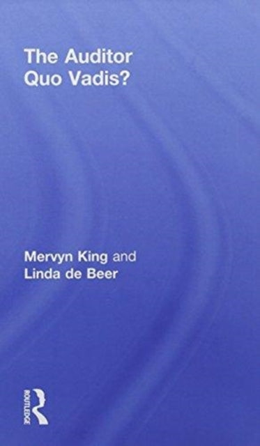 Book cover of: Auditor. By: Mervyn King