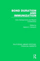 Book cover of: Bond Duration and Immunization. By: Gabriel Hawawini