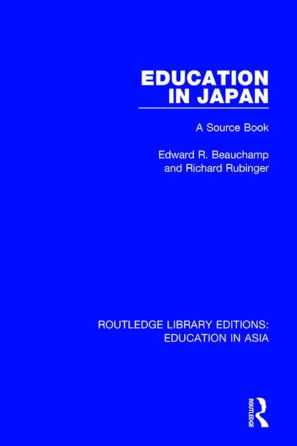Book cover of: Education in Japan. By: Edward R. Beauchamp