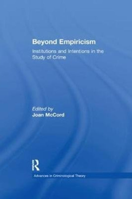 Book cover of: Beyond Empiricism. By: Joan McCord
