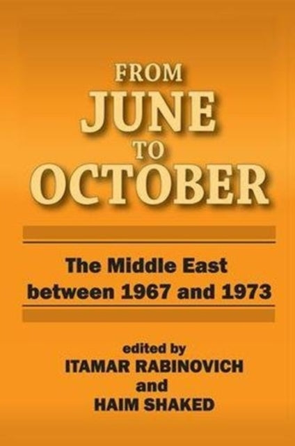 Book cover of: From June to October. By: Itamar Rabinovich