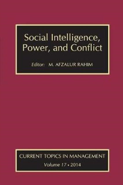 Book cover of: Social Intelligence, Power, and Conflict. By: Sean McMahon